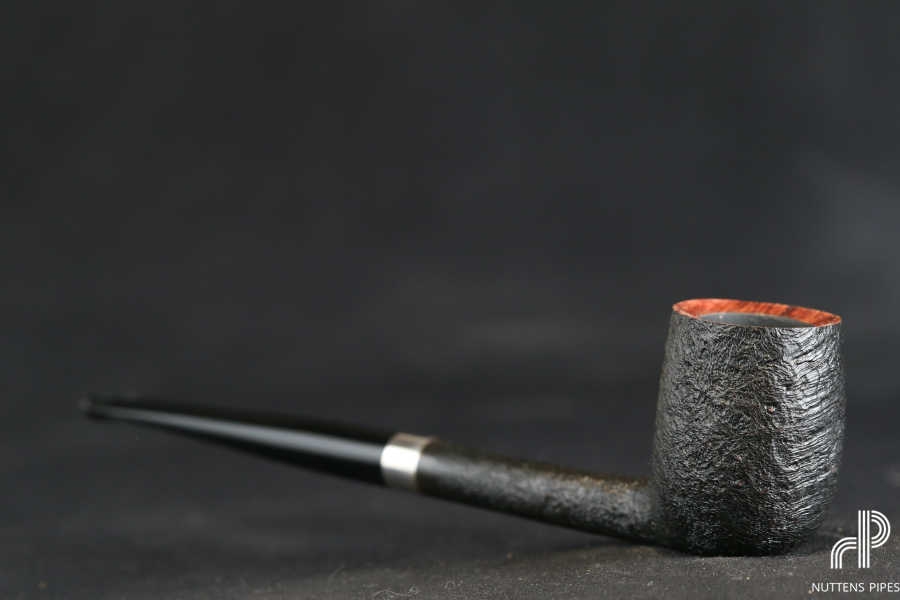 pipe bing sterling silver black